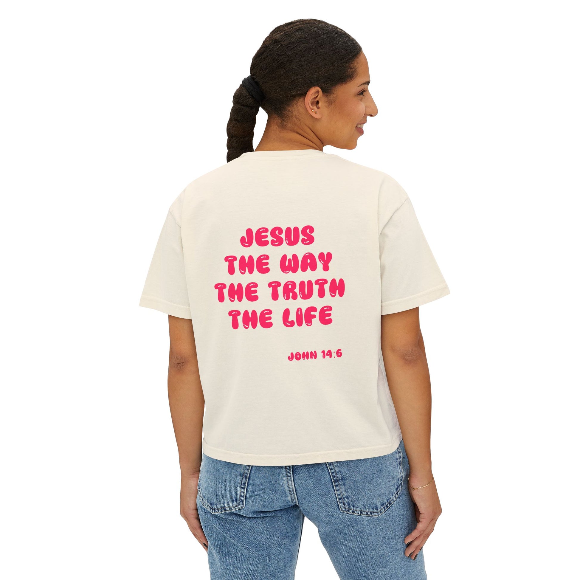 The Gospel  Jam Funny Cute Christian Women's Boxy Tee