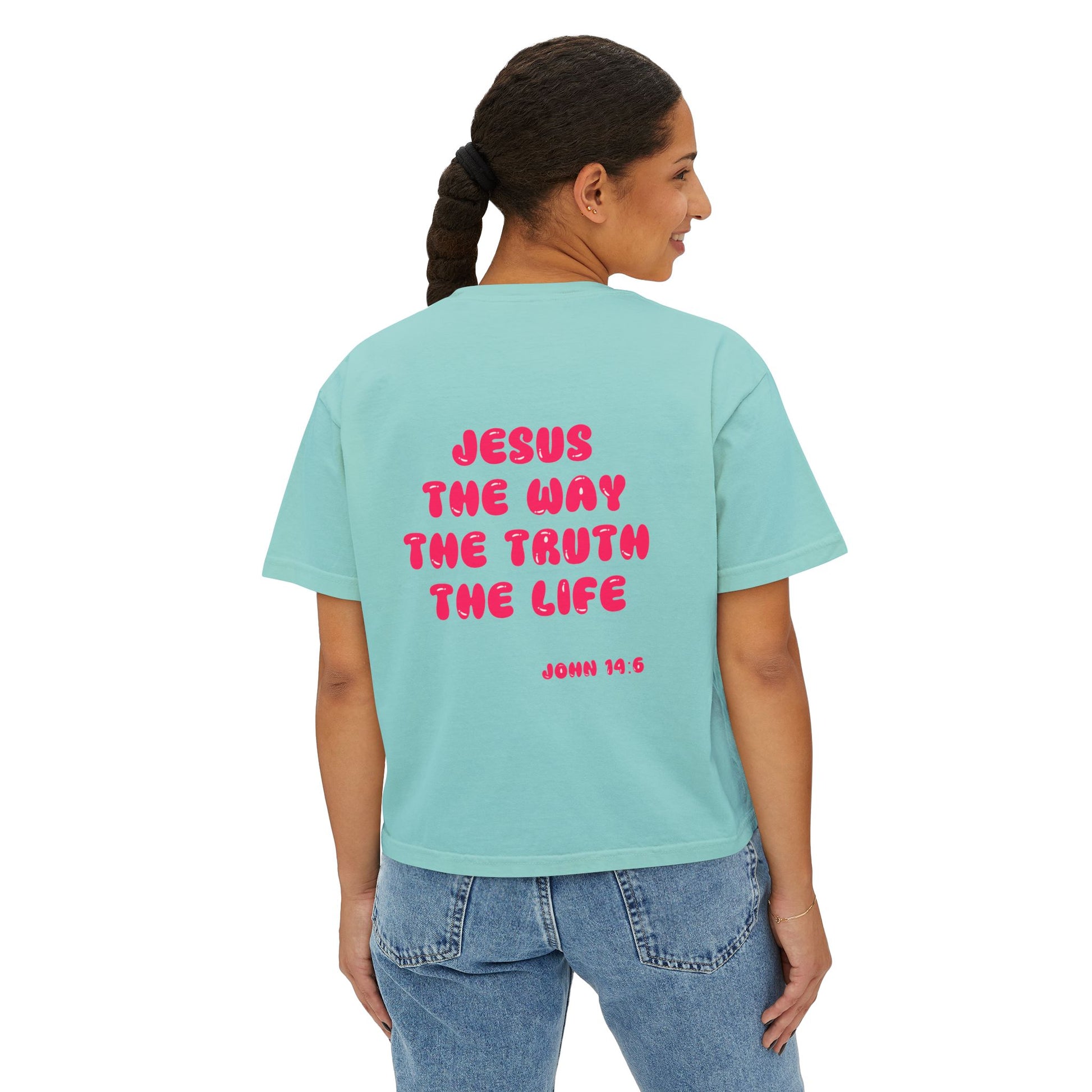The Gospel  Jam Funny Cute Christian Women's Boxy Tee