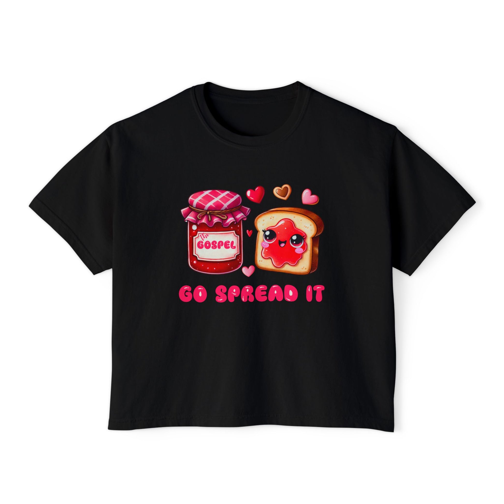 The Gospel  Jam Funny Cute Christian Women's Boxy Tee