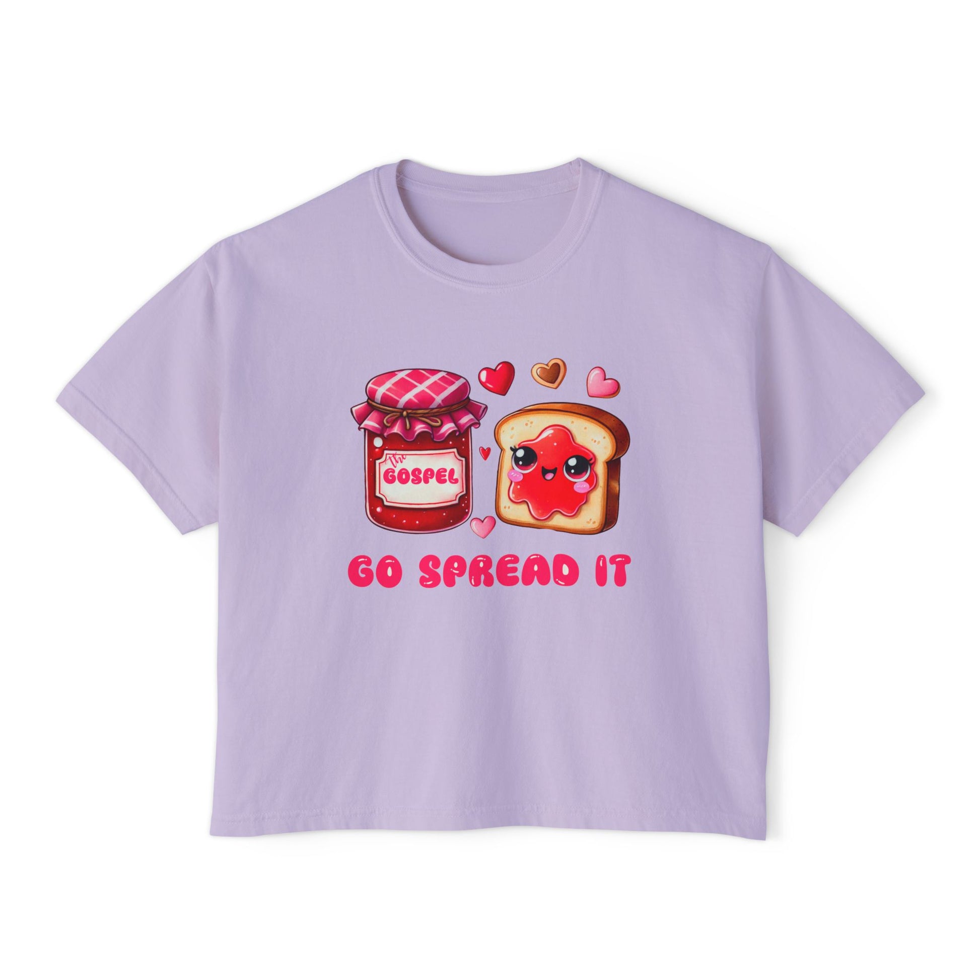The Gospel  Jam Funny Cute Christian Women's Boxy Tee