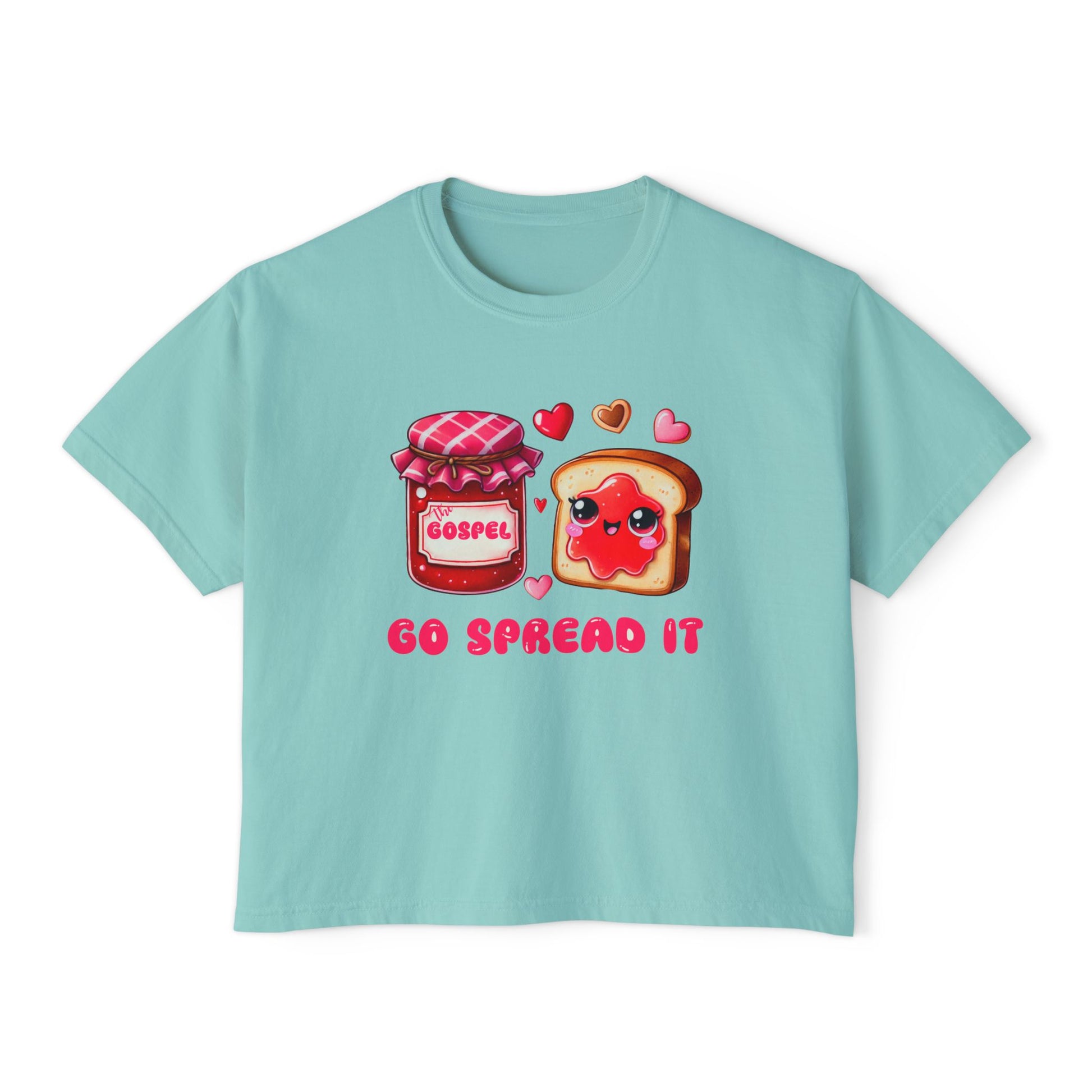 The Gospel  Jam Funny Cute Christian Women's Boxy Tee