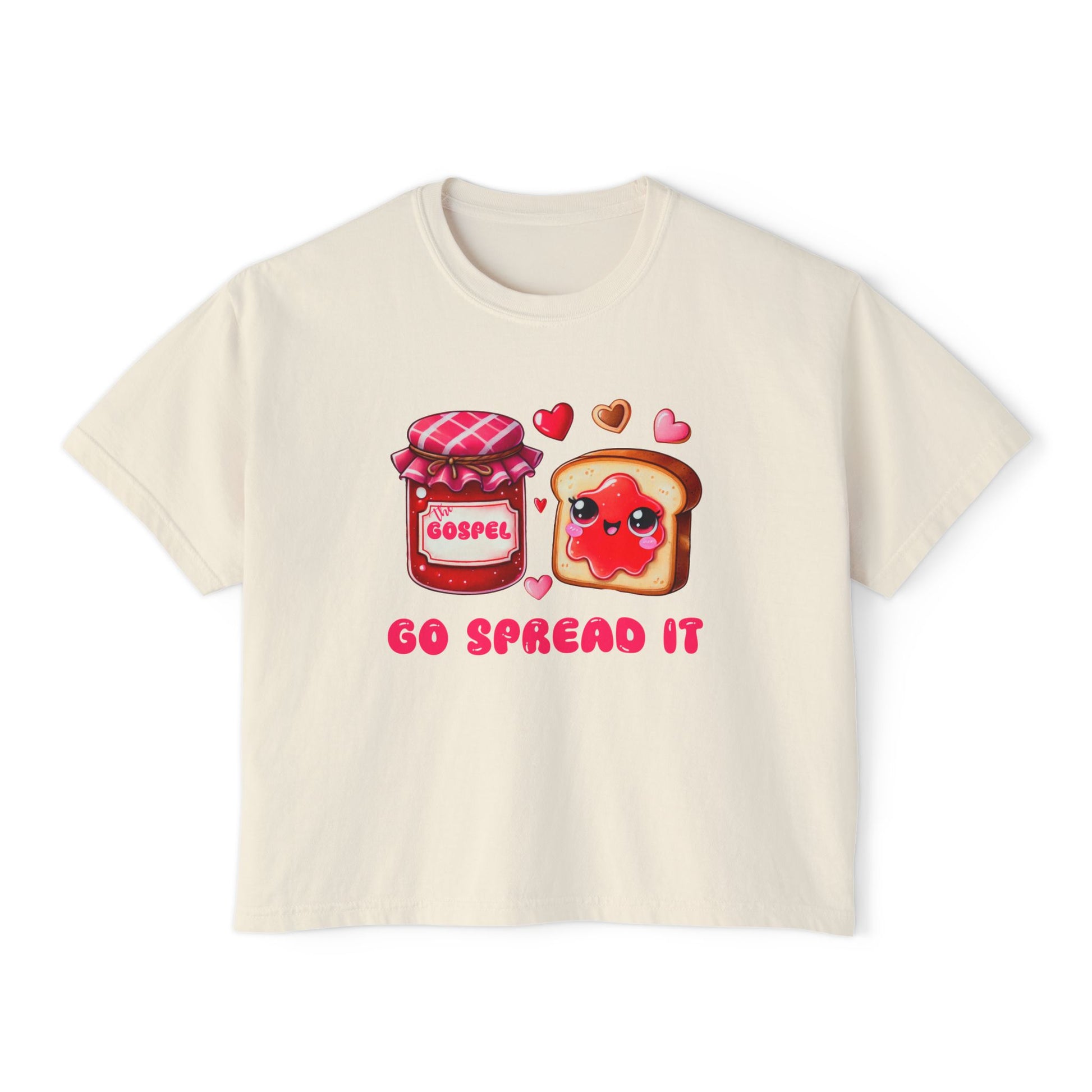 The Gospel  Jam Funny Cute Christian Women's Boxy Tee