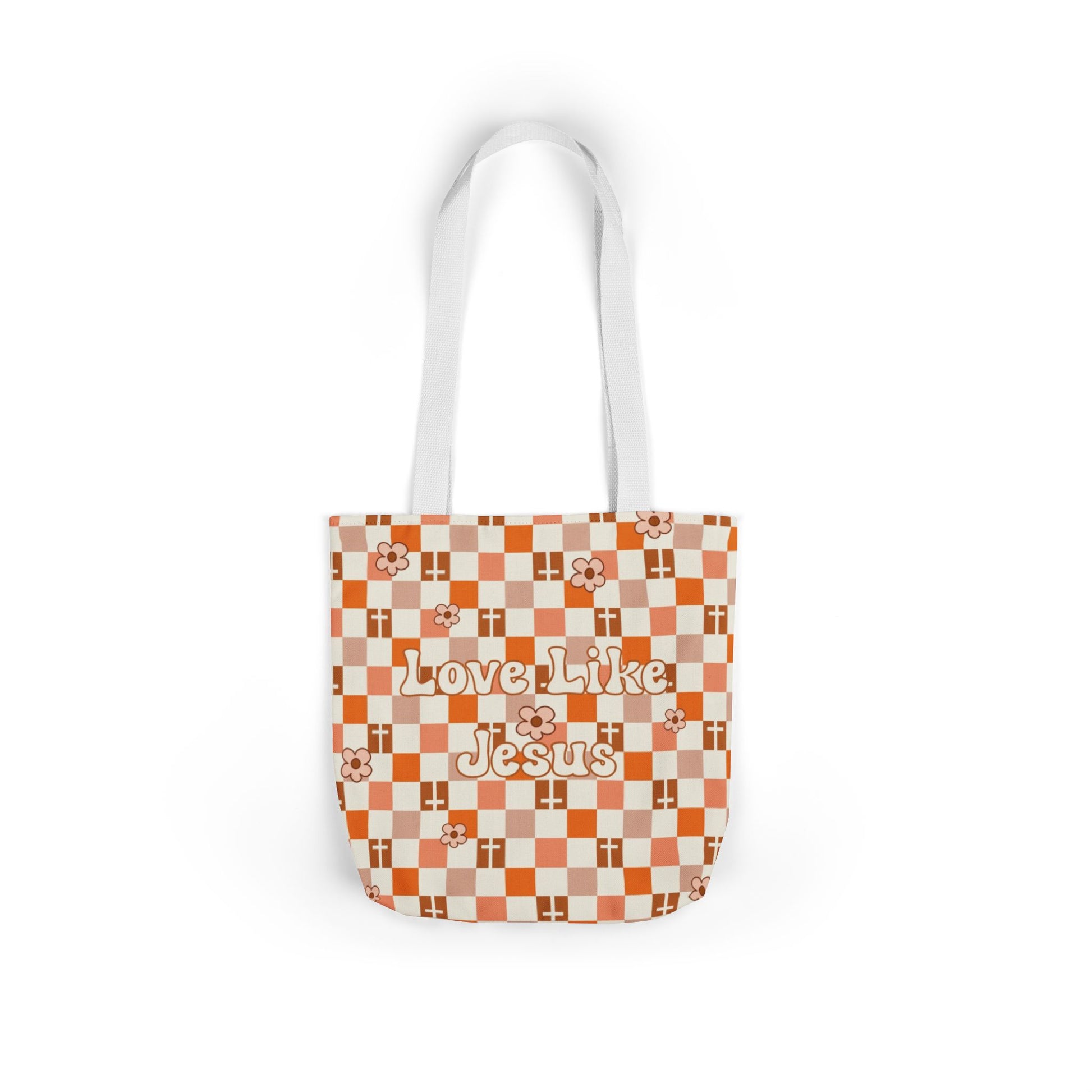 Love Like Jesus Canvas Tote Bag Eco-Friendly Everyday Use