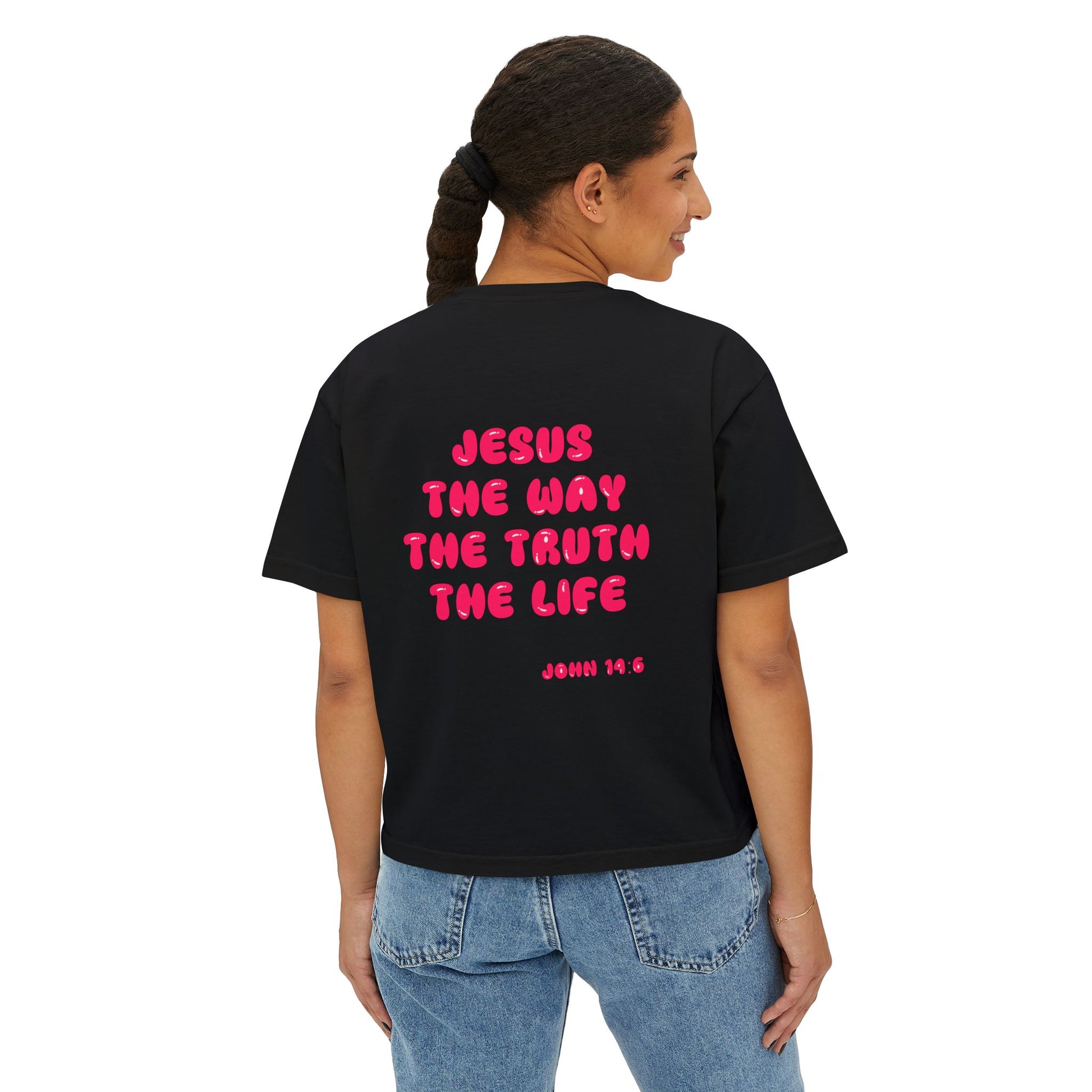The Gospel  Jam Funny Cute Christian Women's Boxy Tee