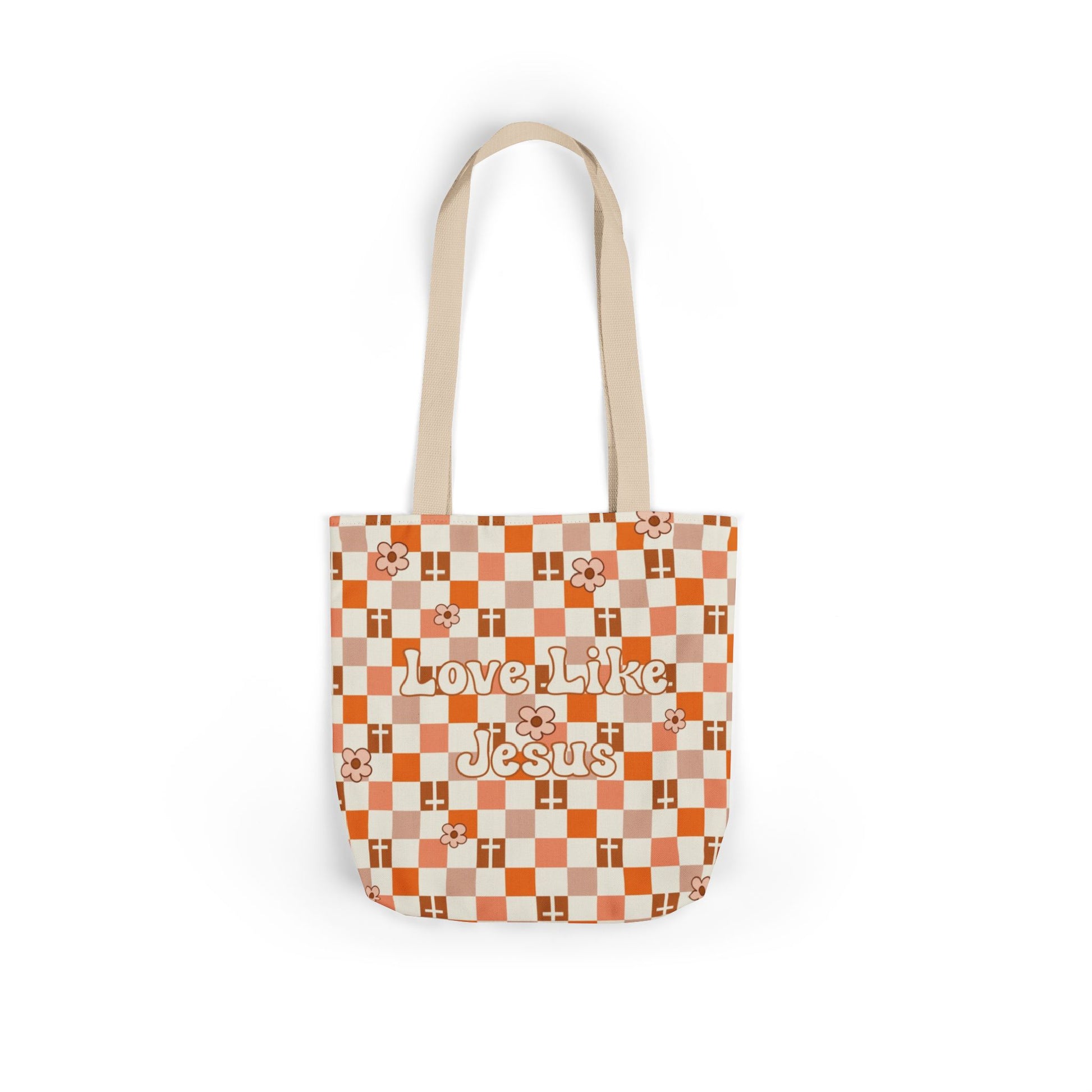 Love Like Jesus Canvas Tote Bag Eco-Friendly Everyday Use
