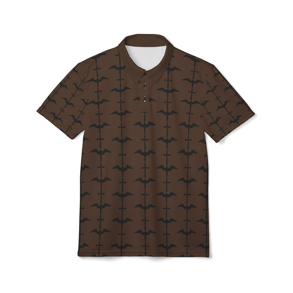 Iwa Cross Tuscan Brown Everyday Comfort Unisex Polo Shirt