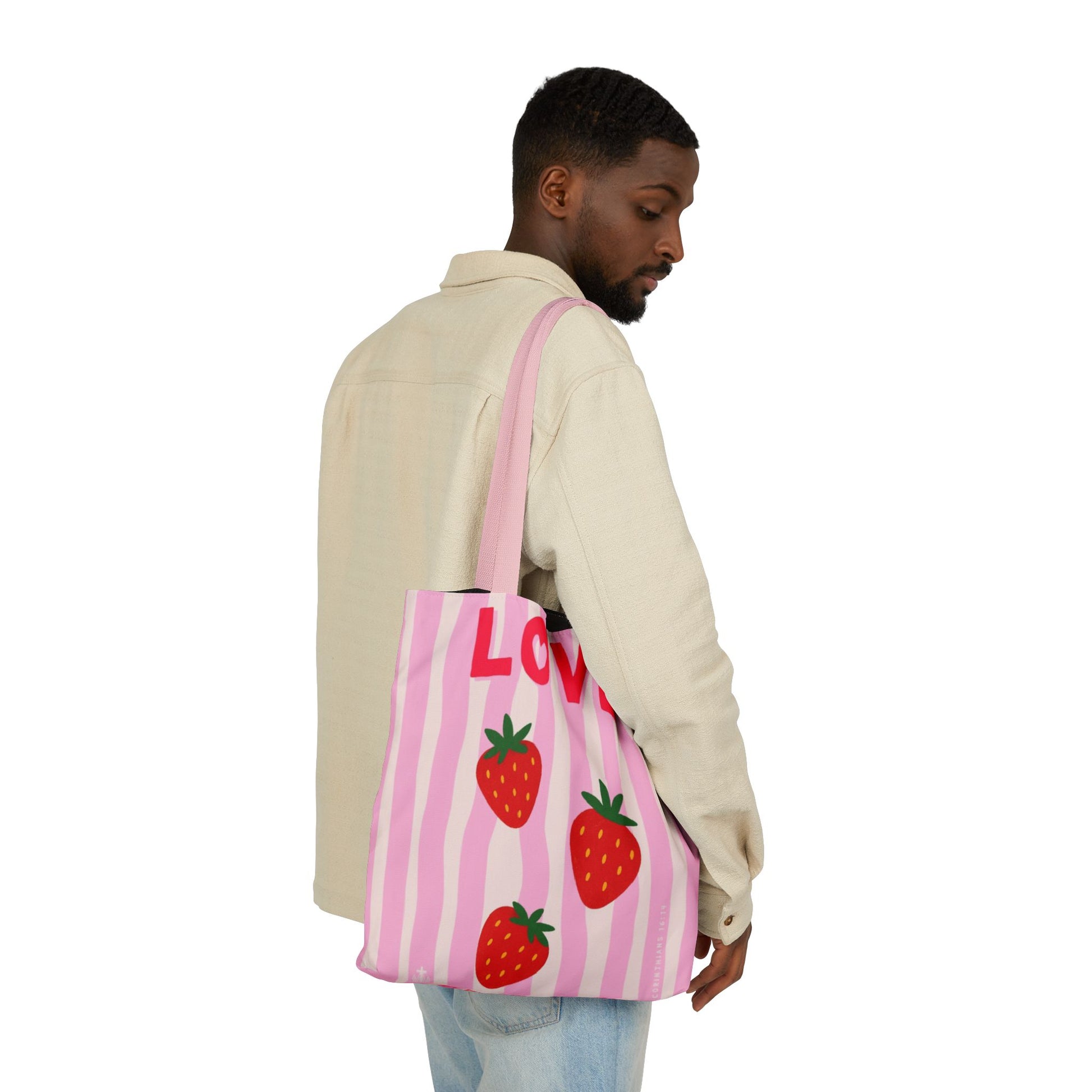 Let All That You Do Be Done In Love Canvas Tote Everyday Use Eco Friendly
