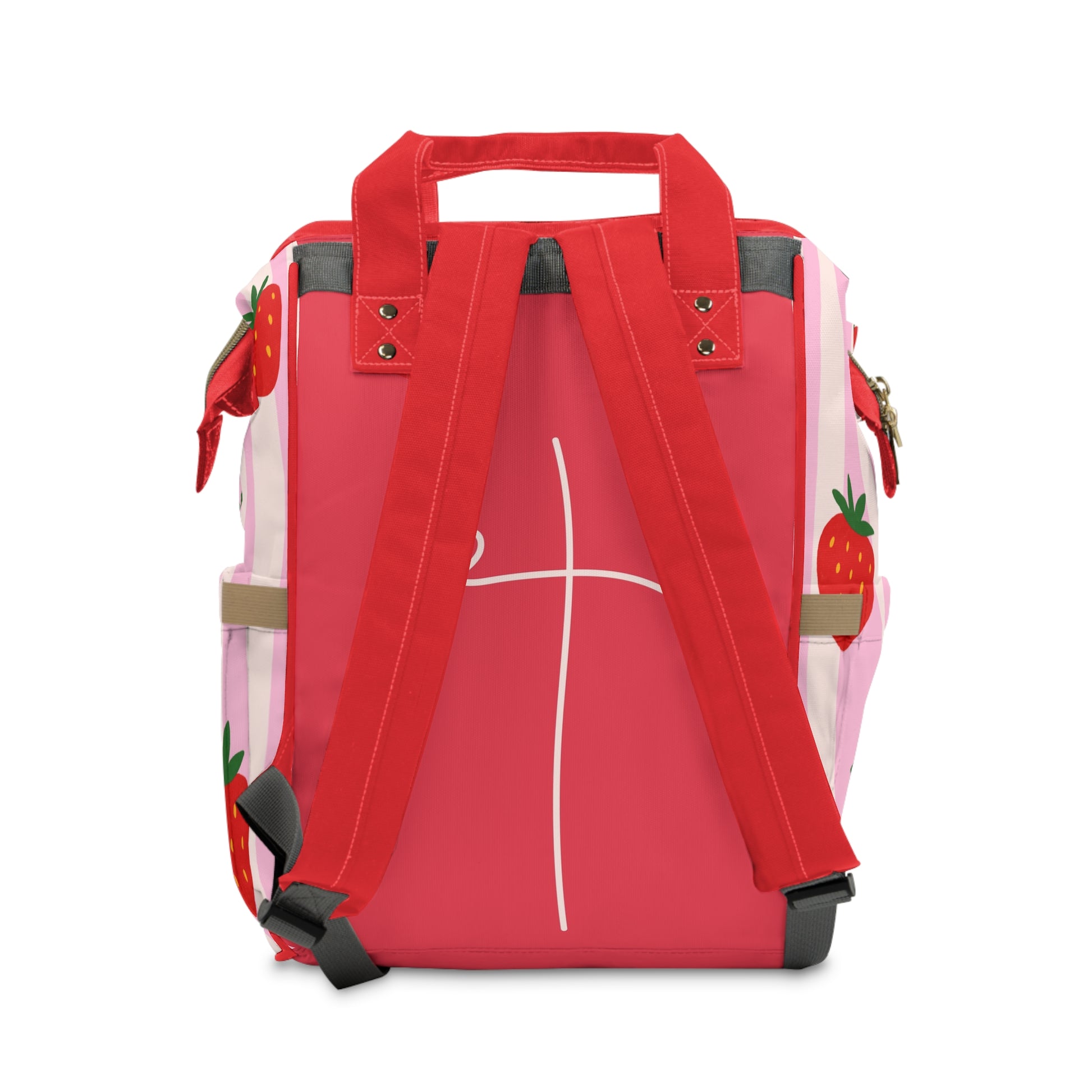 Let All That You Do Be Done In Love Strawberry Diaper Backpack