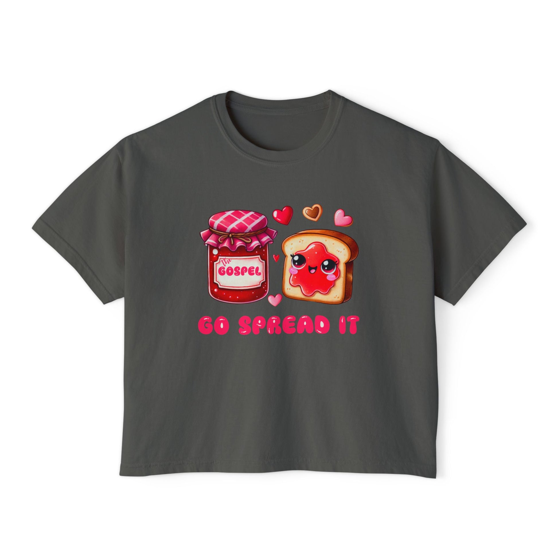 The Gospel  Jam Funny Cute Christian Women's Boxy Tee