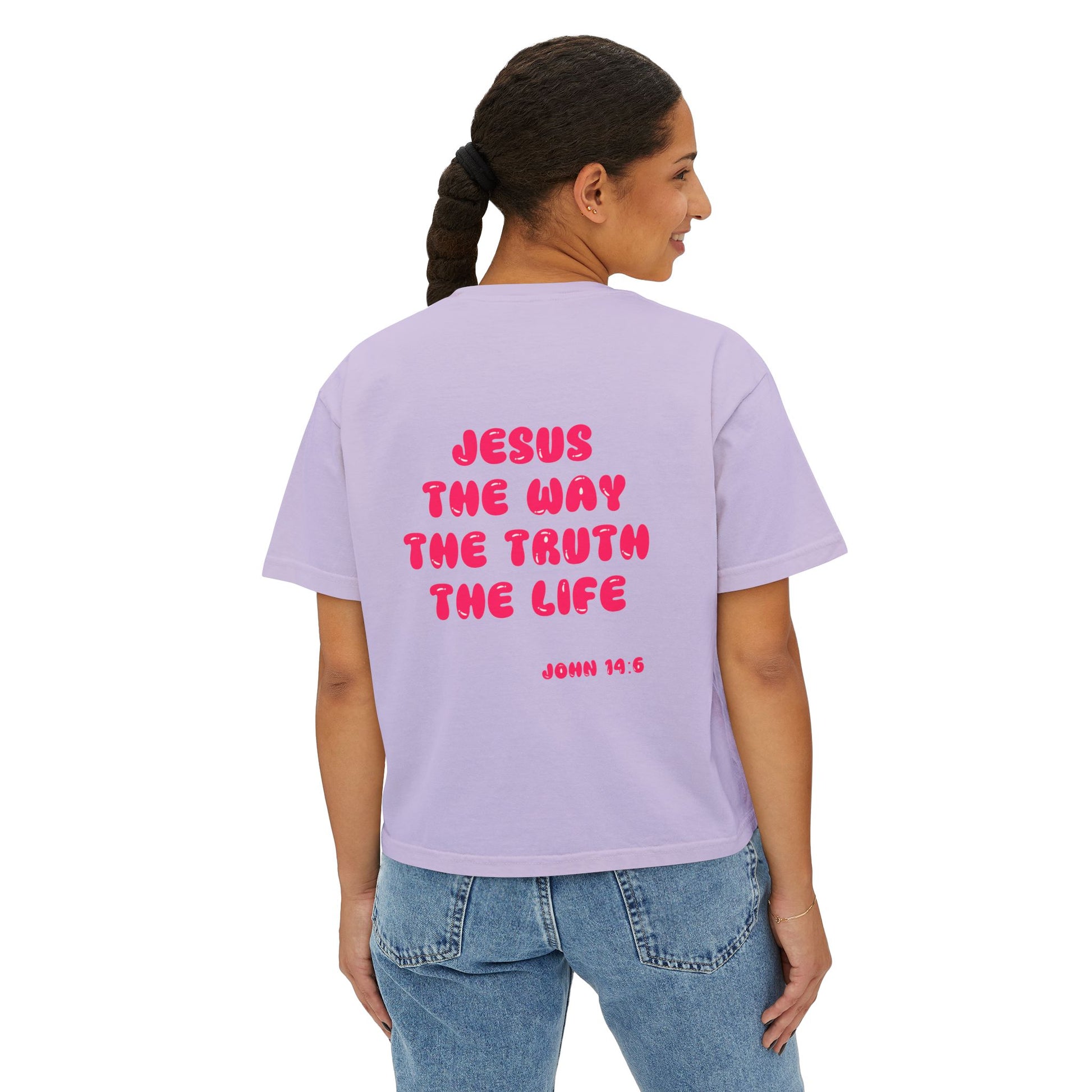 The Gospel  Jam Funny Cute Christian Women's Boxy Tee