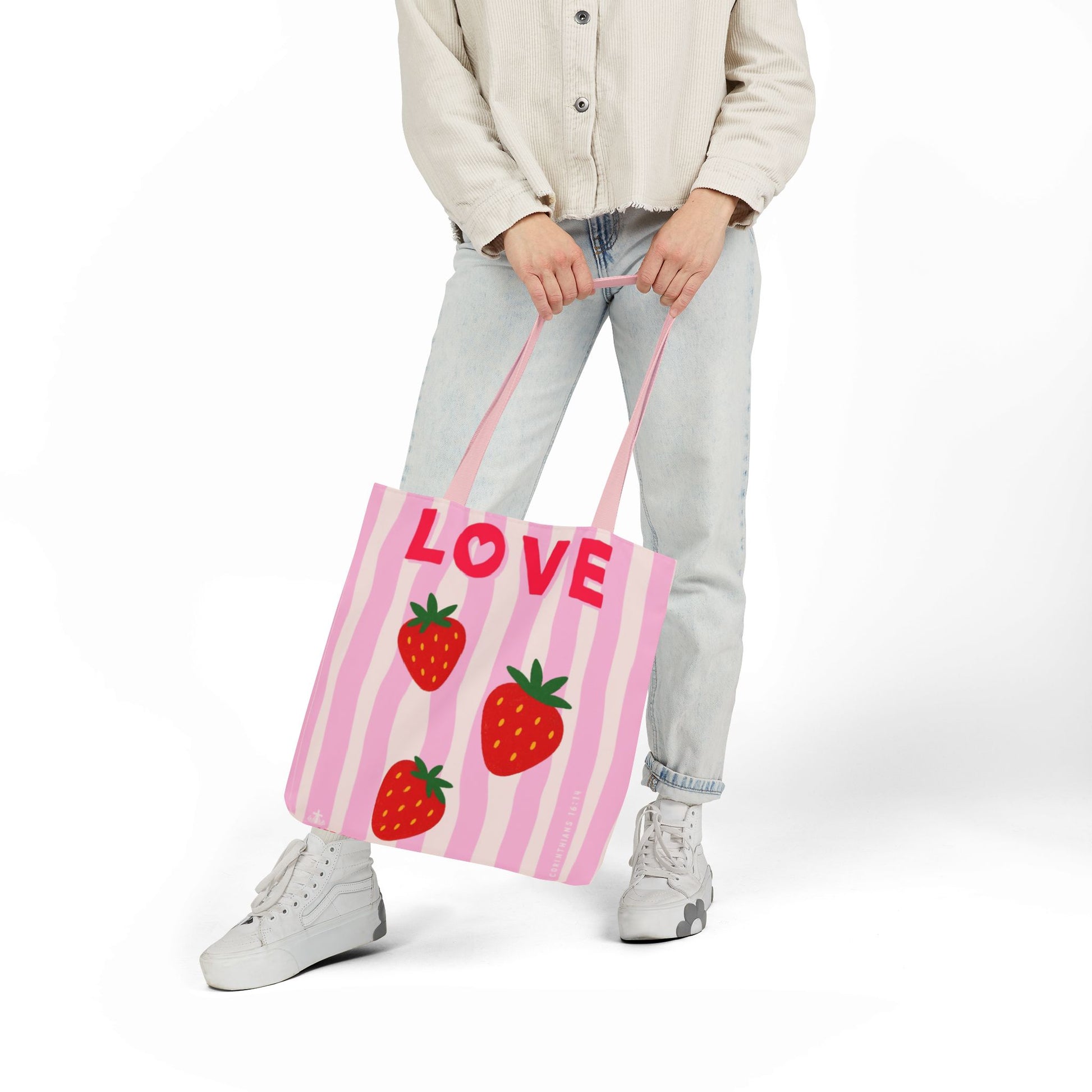Let All That You Do Be Done In Love Canvas Tote Everyday Use Eco Friendly