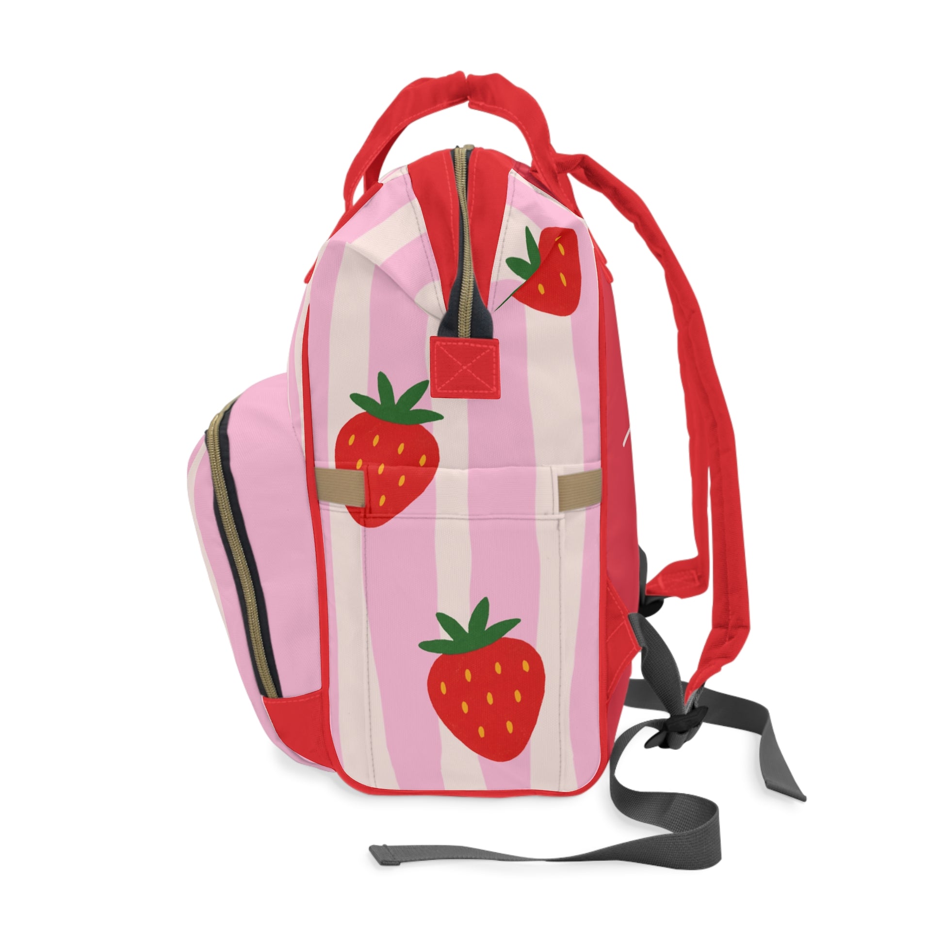 Let All That You Do Be Done In Love Strawberry Diaper Backpack