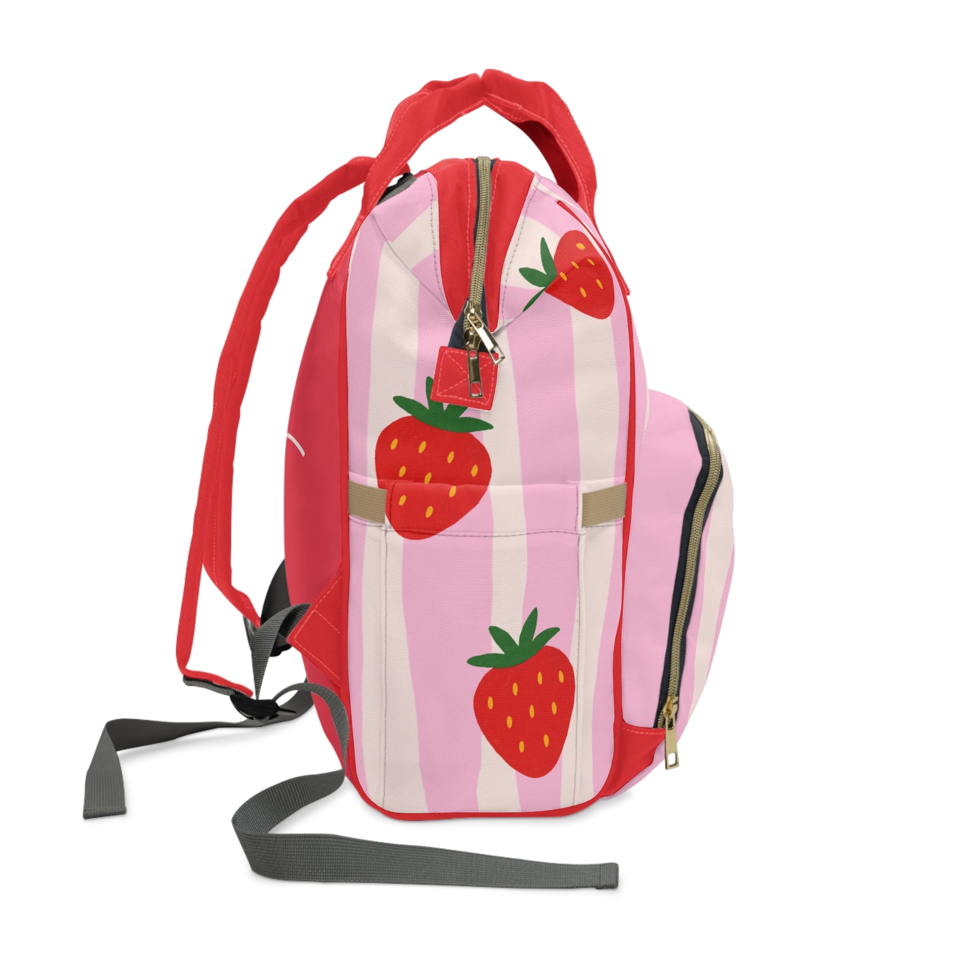 Let All That You Do Be Done In Love Strawberry Diaper Backpack