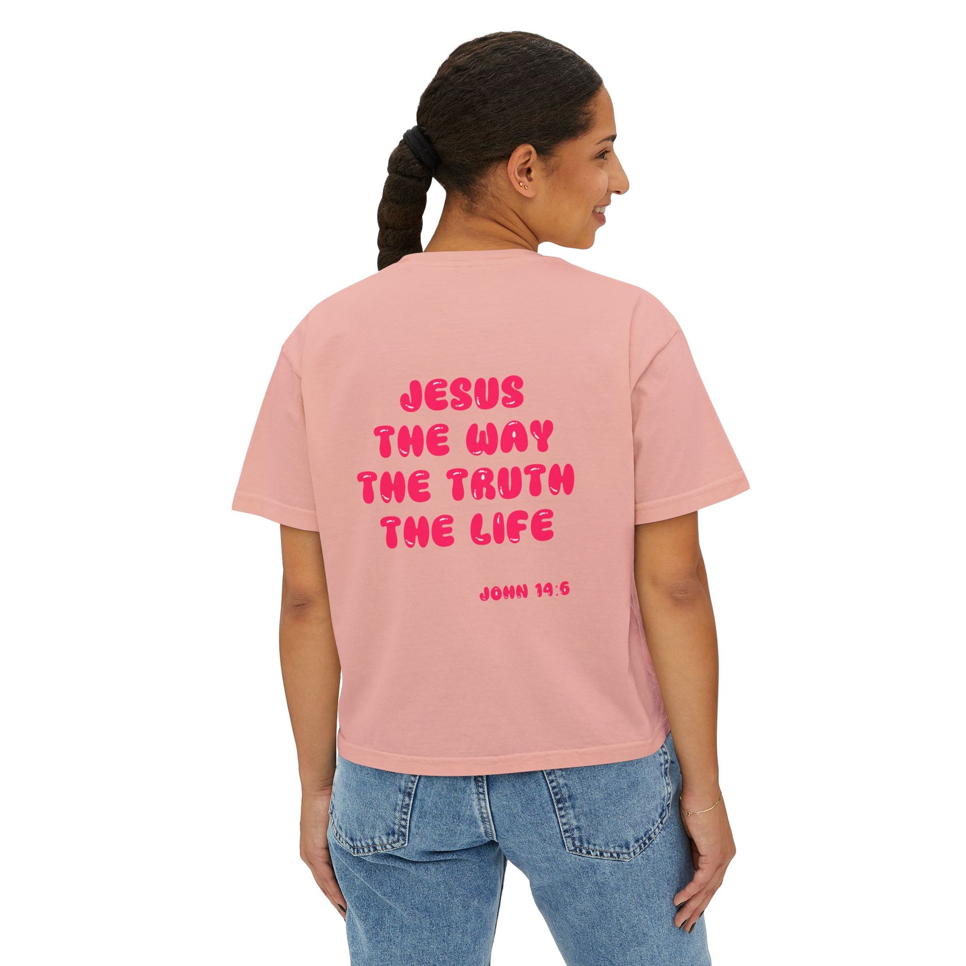The Gospel  Jam Funny Cute Christian Women's Boxy Tee