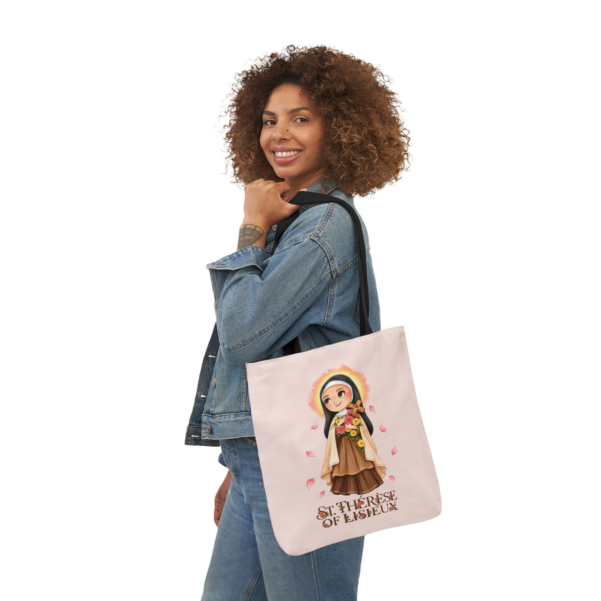St. Thérèse of Lisieux Canvas Tote Bag
