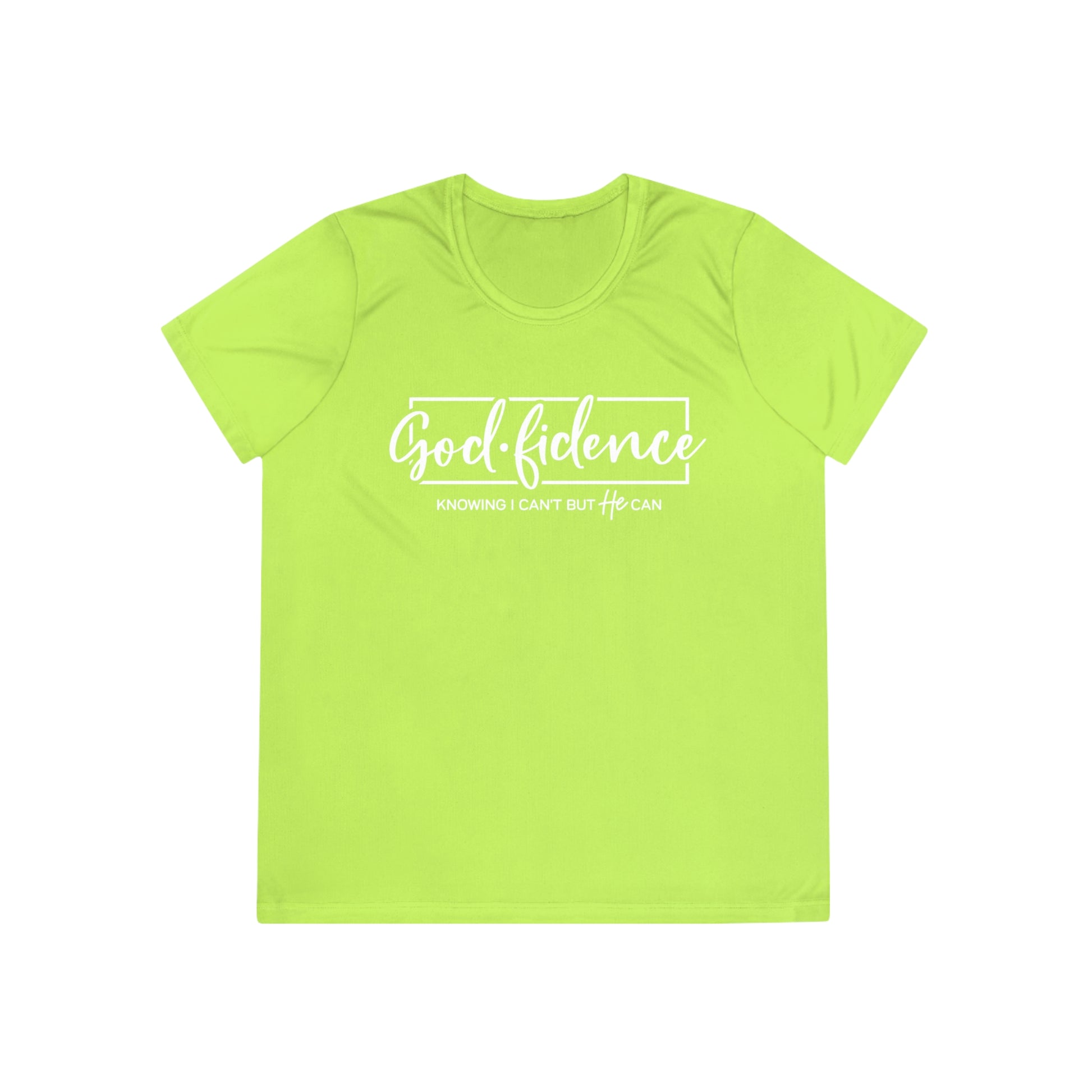 Godfident Christian Faith Ladies Gym Tee