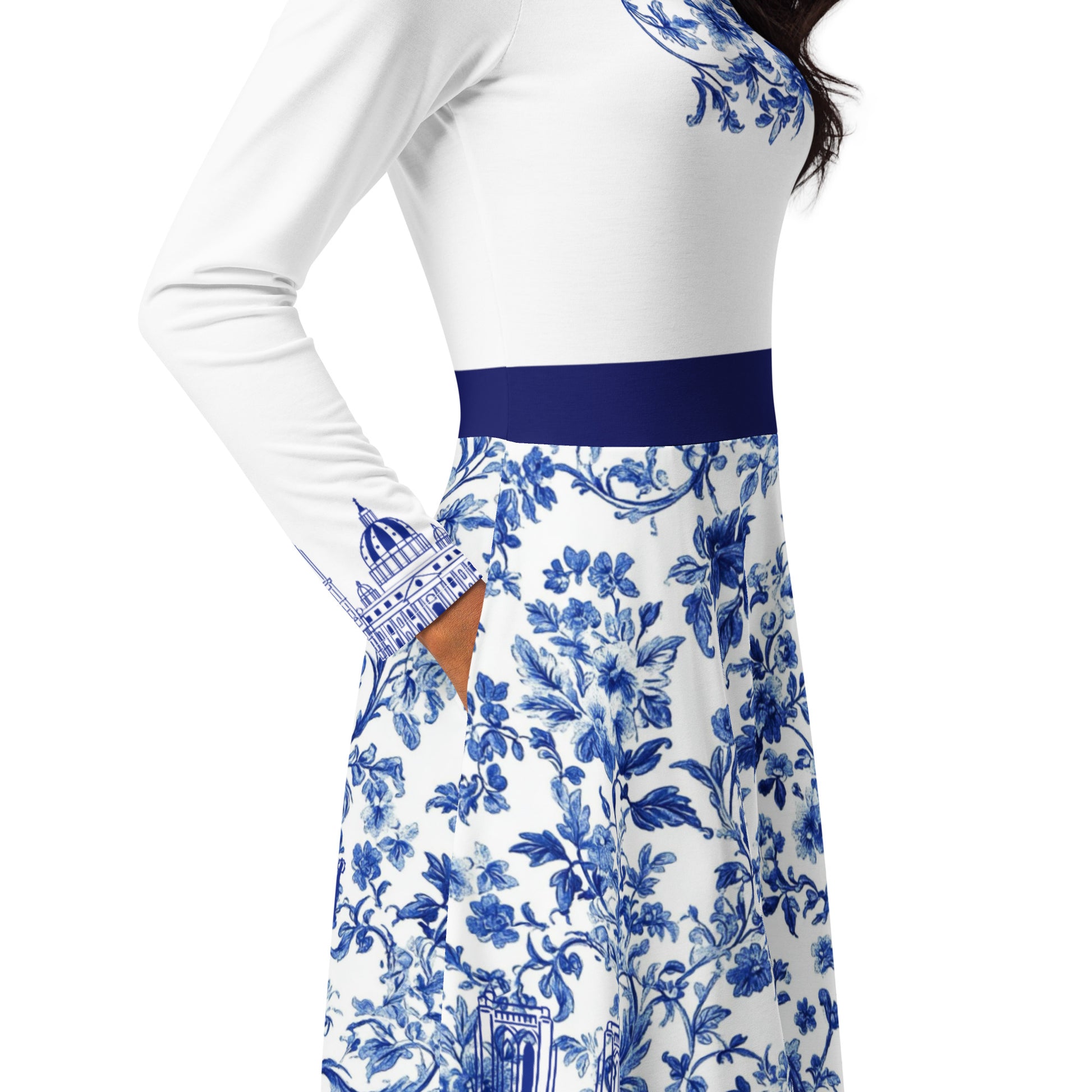 Matthew 16:18  Long Sleeve Midi Dress