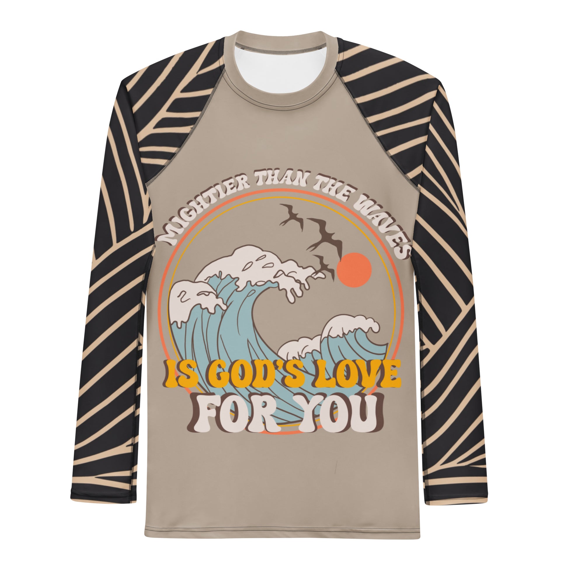 Mightier Than The Waves Men's Rash Guard
