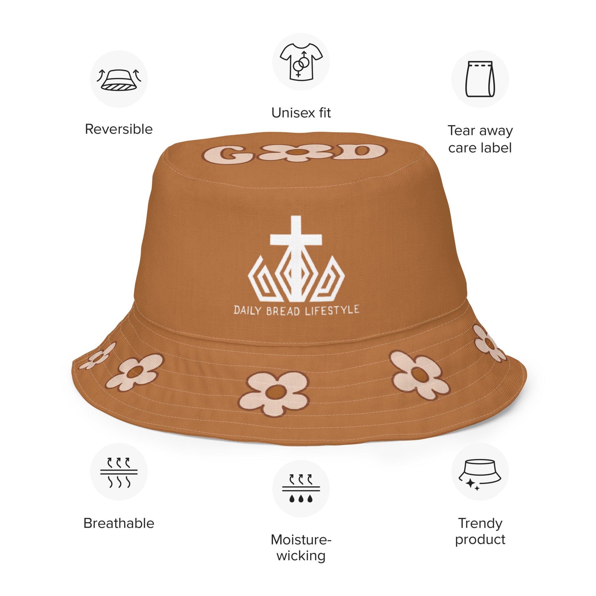 Love Like Jesus Reversible Bucket Hat