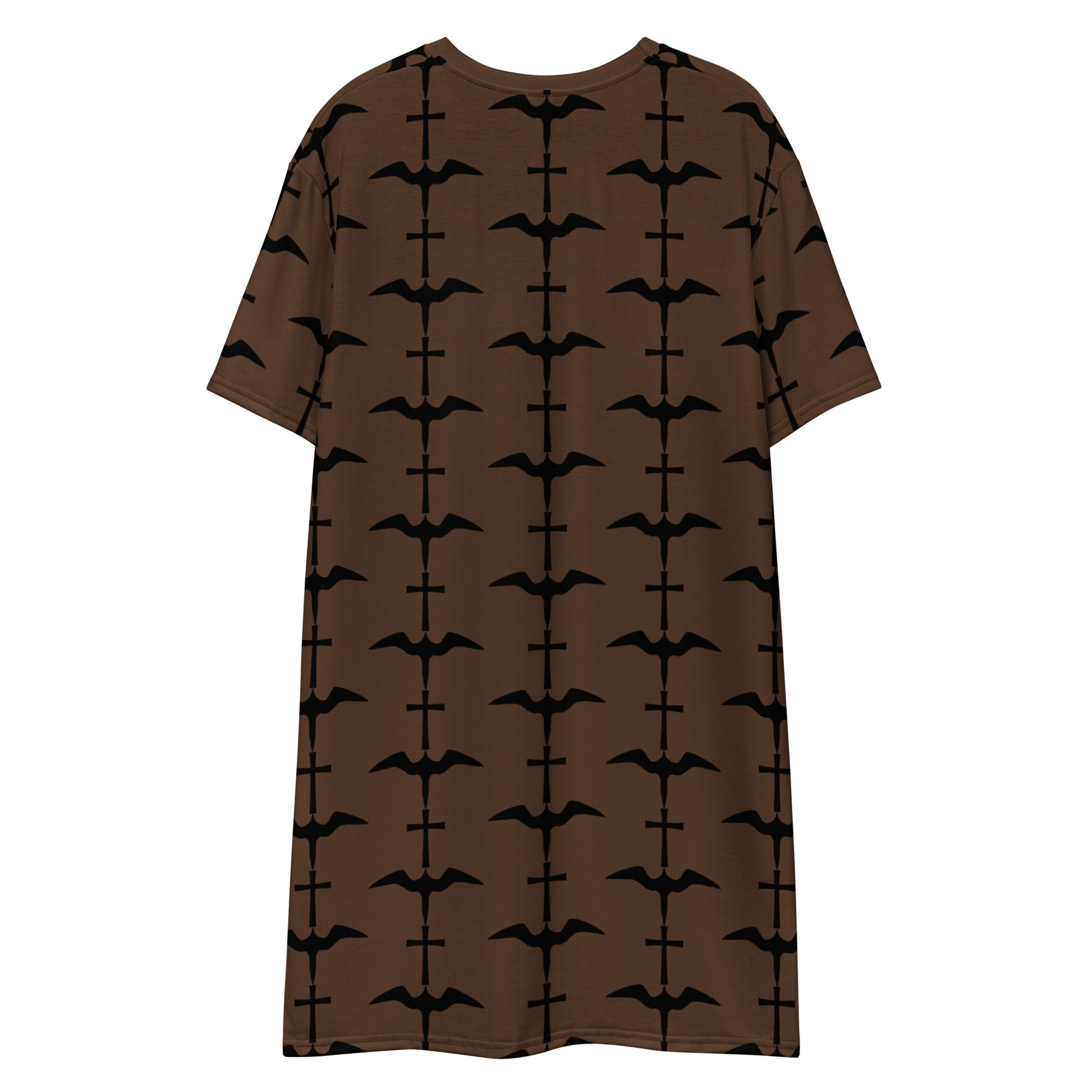 Iwa Cross Tuscan Brown T-shirt dress
