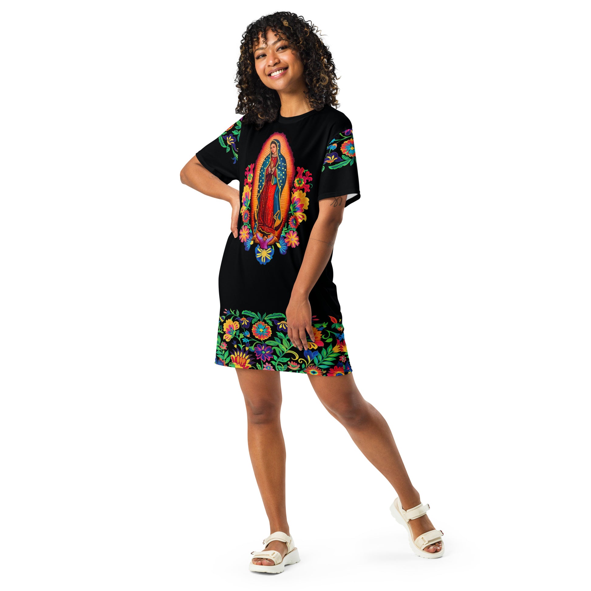 Our Lady Of Guadalupe T-shirt Dress