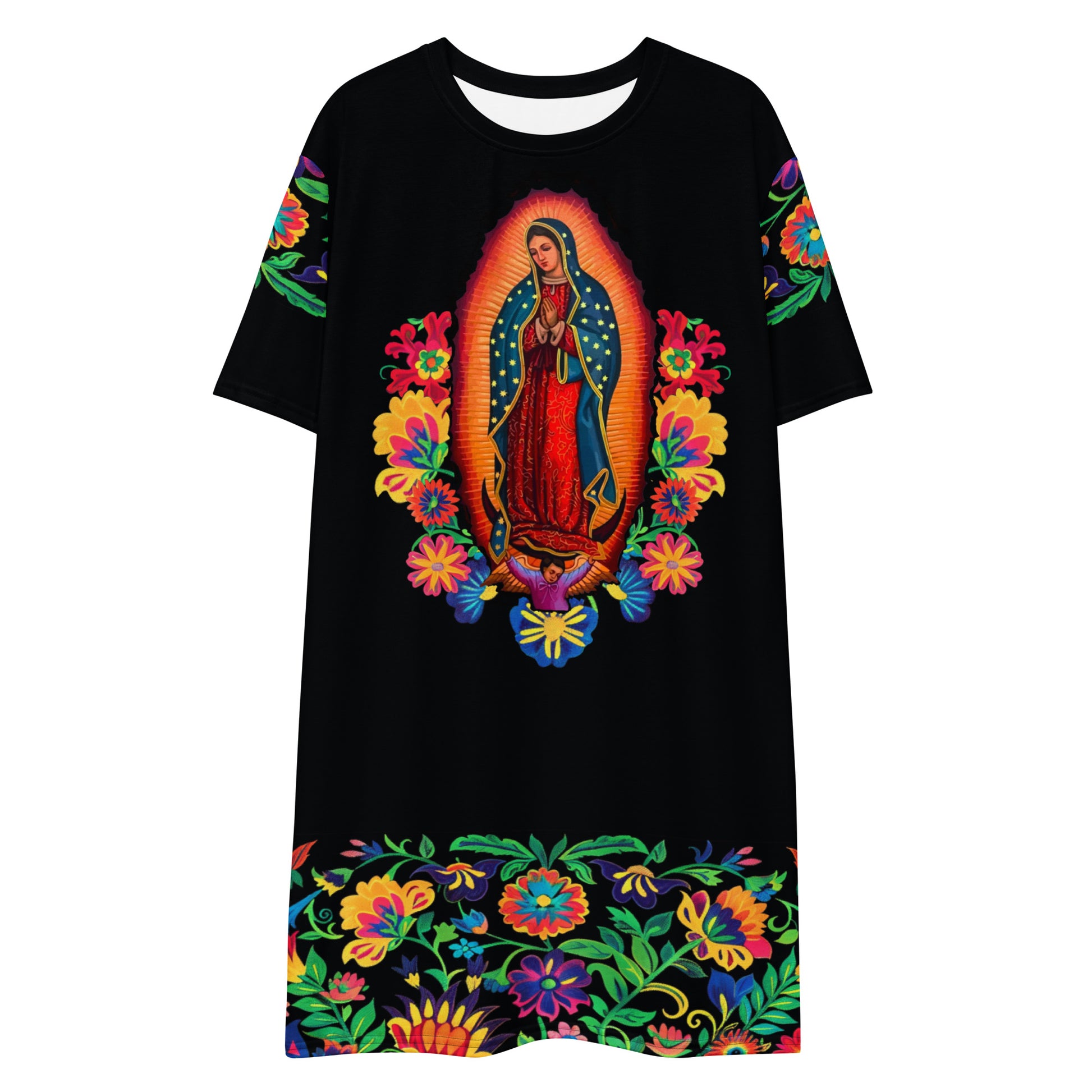 Our Lady Of Guadalupe T-shirt Dress