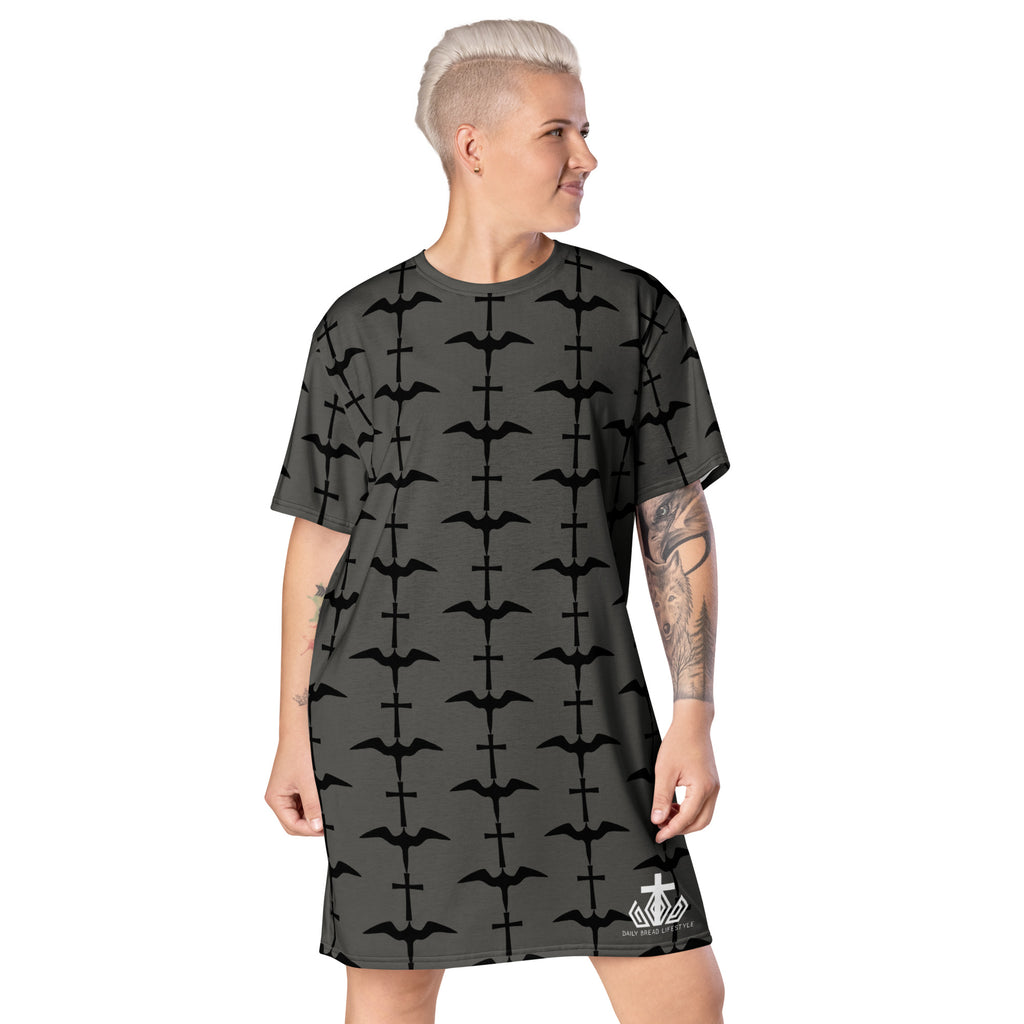 Iwa Cross Truffle T-shirt Dress