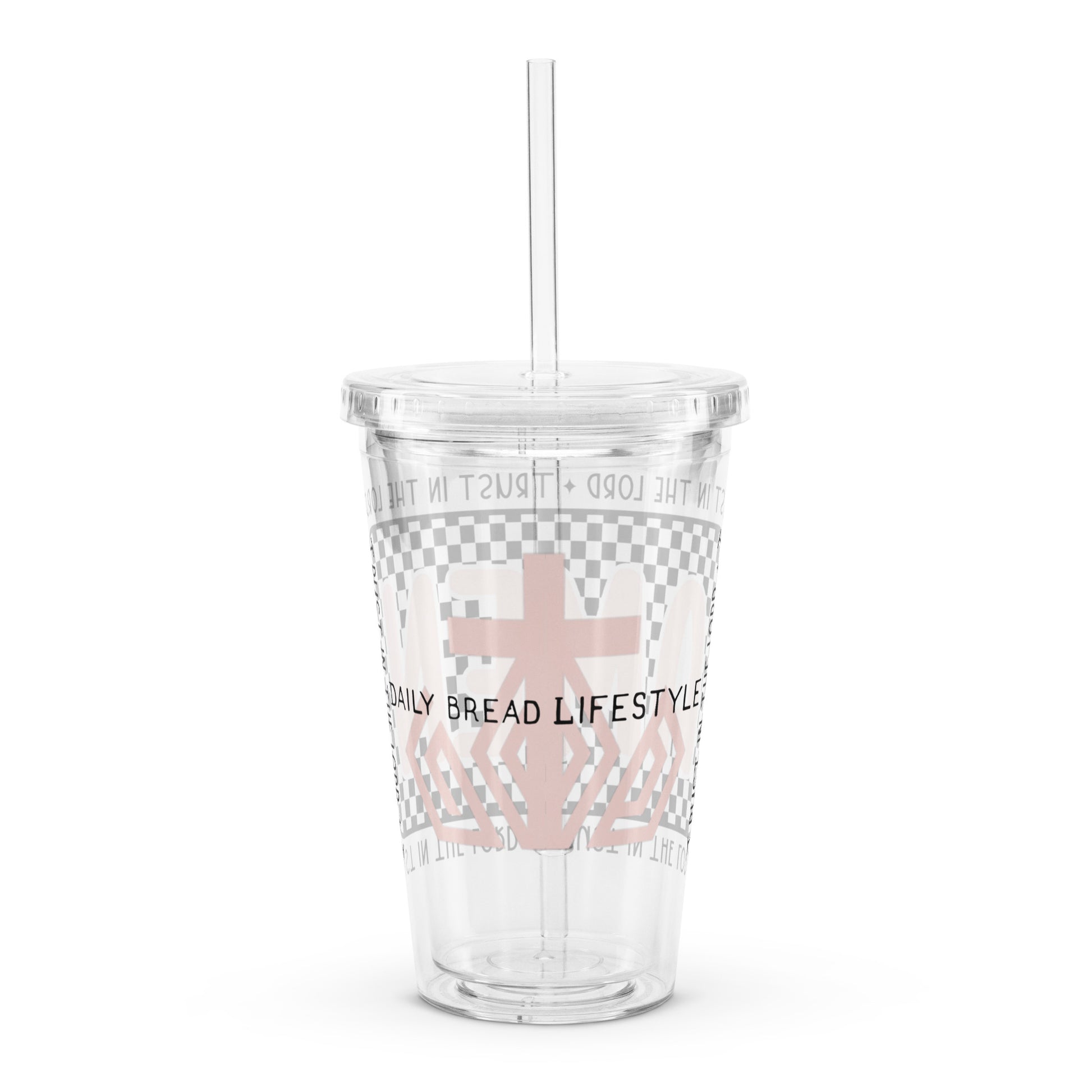 AMEN Clear Plastic Tumbler