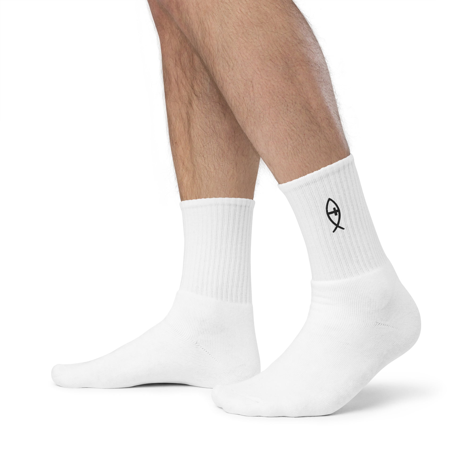 Ichthys Embroidered socks