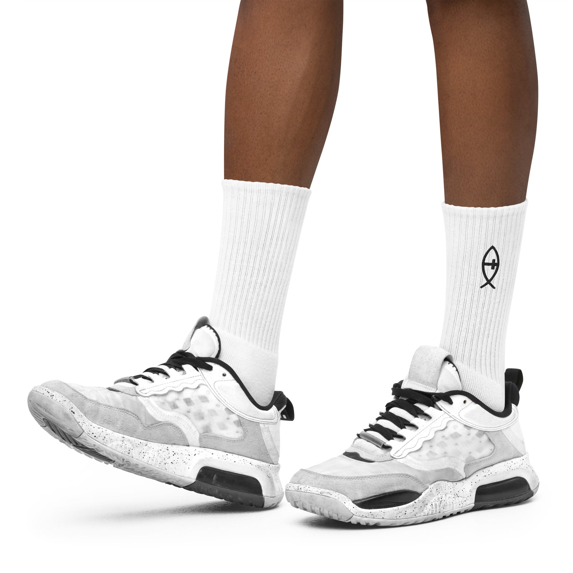 Ichthys Embroidered socks