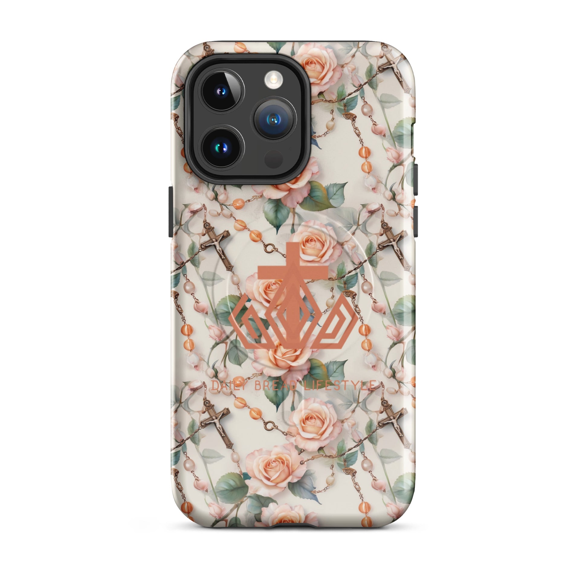 Peach Blush Rosary MagSafe® tough case for iPhone®