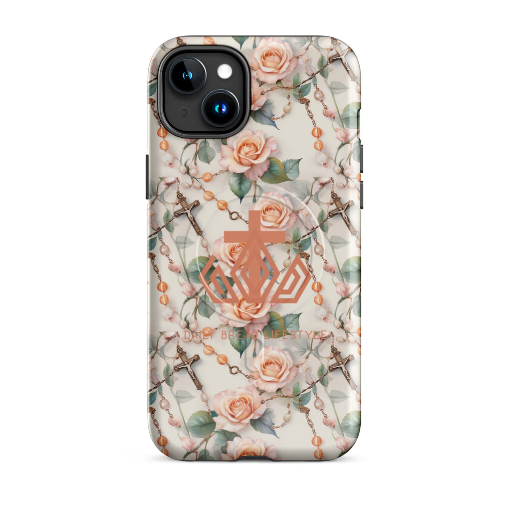 Peach Blush Rosary MagSafe® tough case for iPhone®