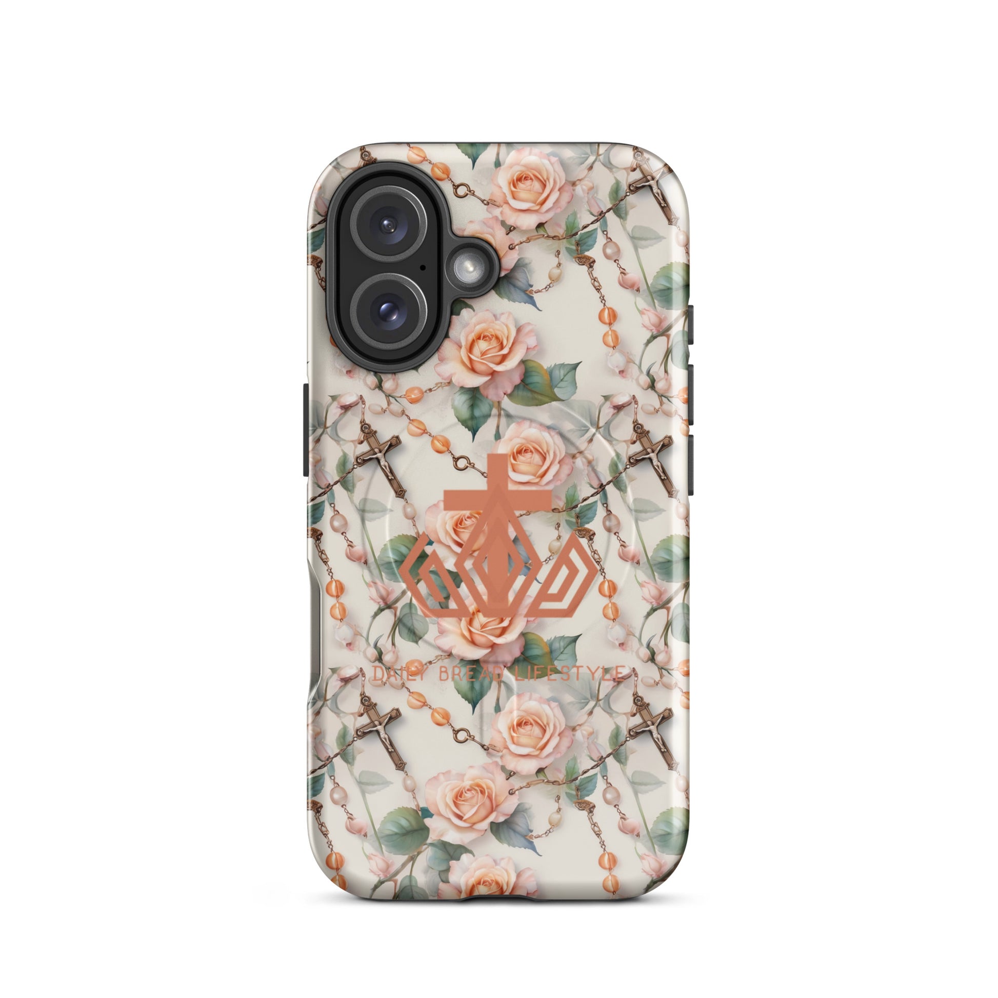Peach Blush Rosary MagSafe® tough case for iPhone®