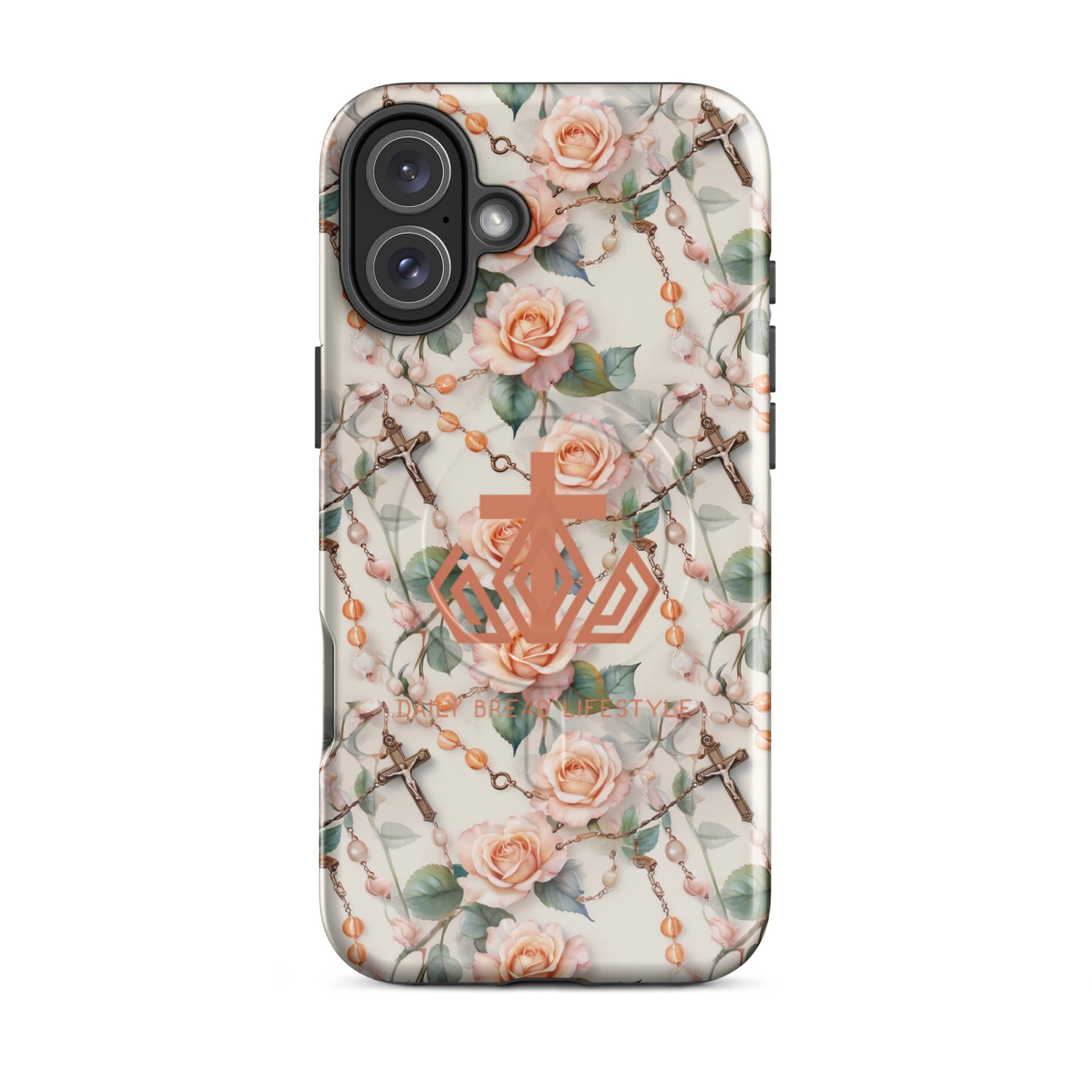 Peach Blush Rosary MagSafe® tough case for iPhone®