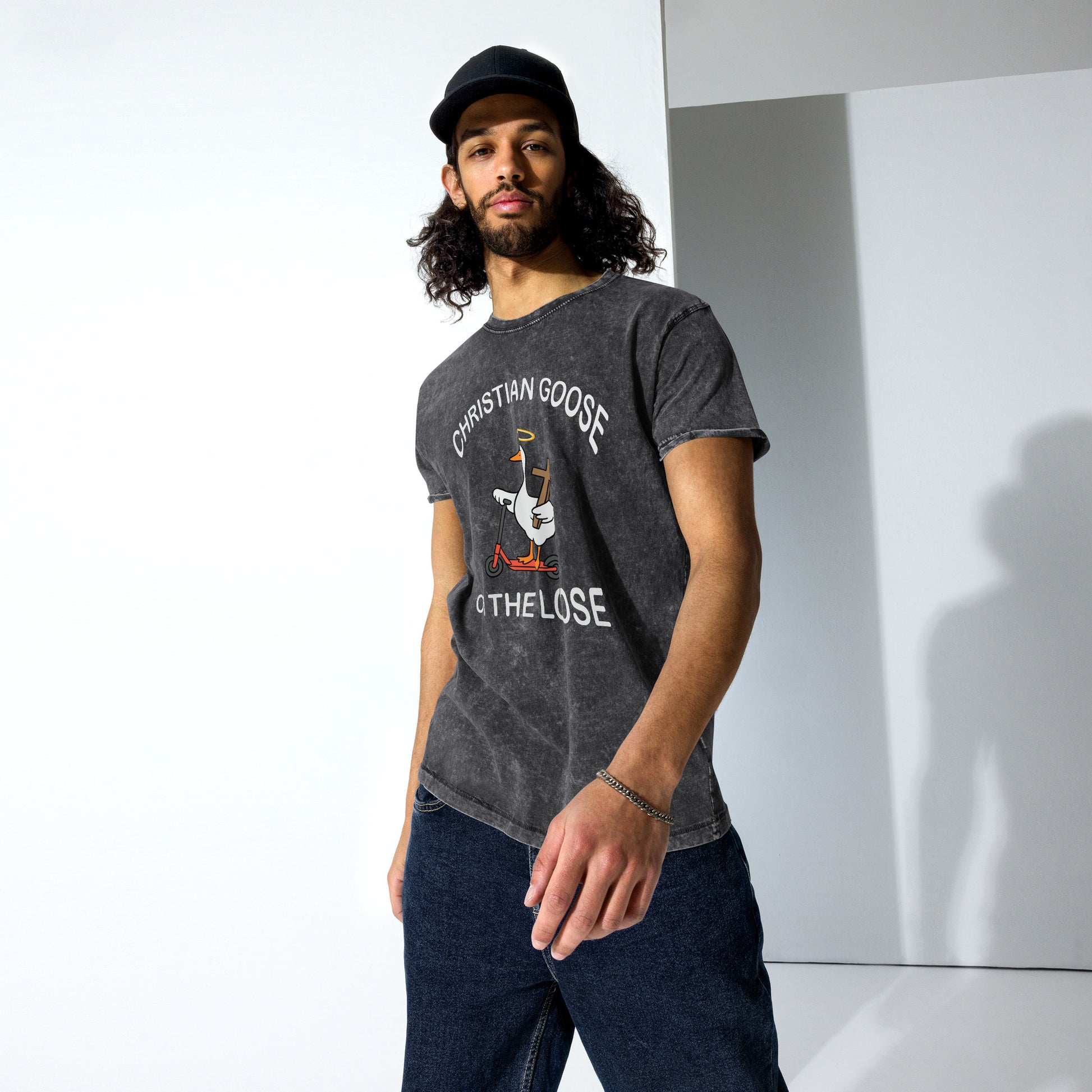 Christian Goose On The Loose Denim T-Shirt