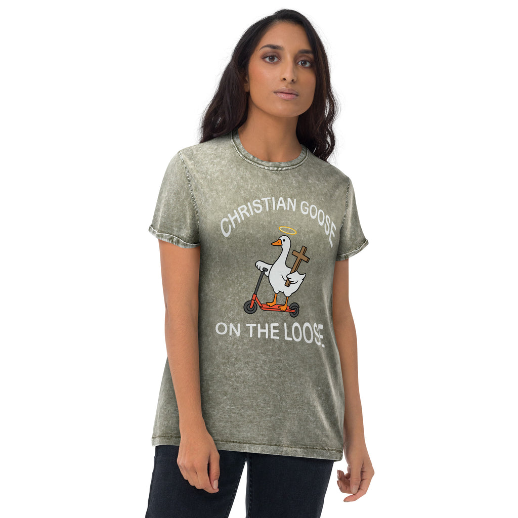 Christian Goose On The Loose Denim T-Shirt