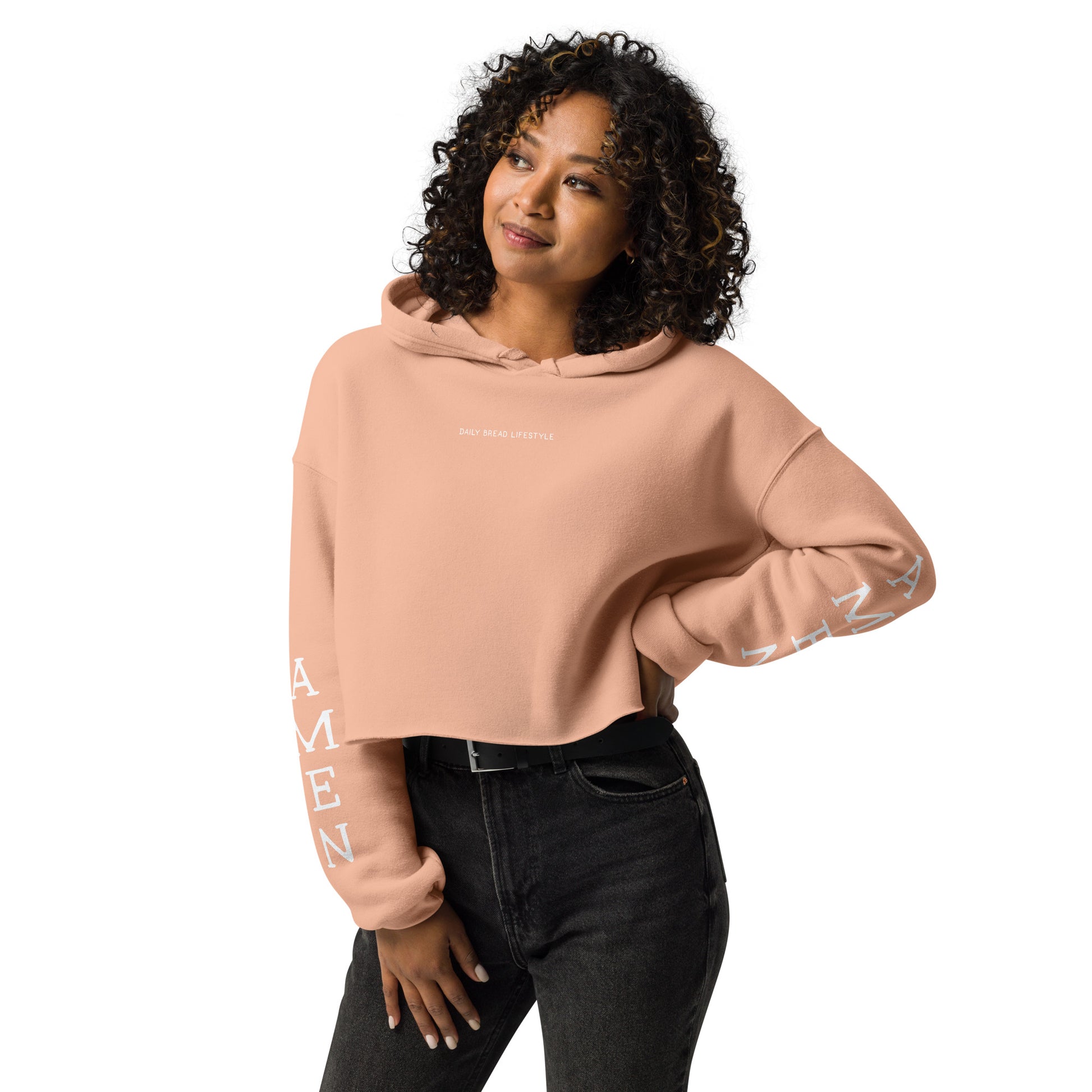 Amen Crop Hoodie